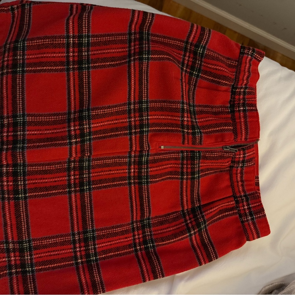 No Boundaries Red Black Midi Pencil Skirt